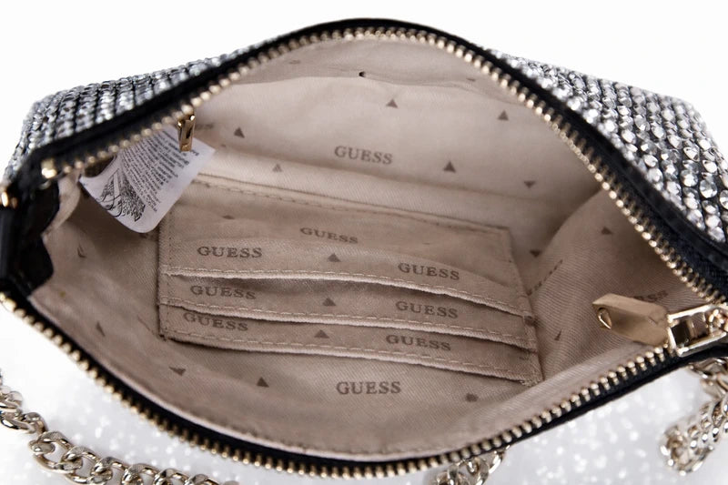 Sac Guess Strass – Neuf avec étiquette – Chaîne dorée